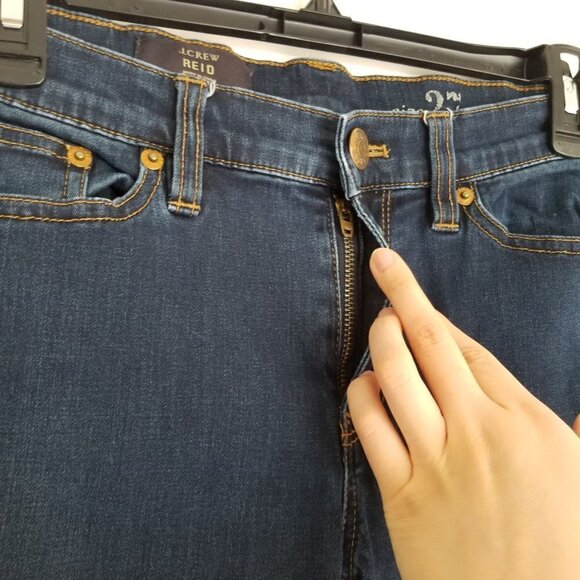 J. Crew Reid Cone Denim Medium Dark Wash Jeans 27 - Picture 7 of 14
